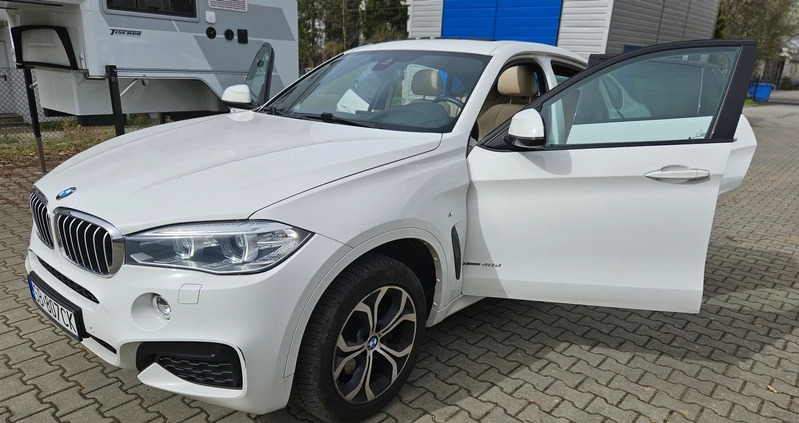 BMW X6 cena 163000 przebieg: 169000, rok produkcji 2016 z Biała małe 631